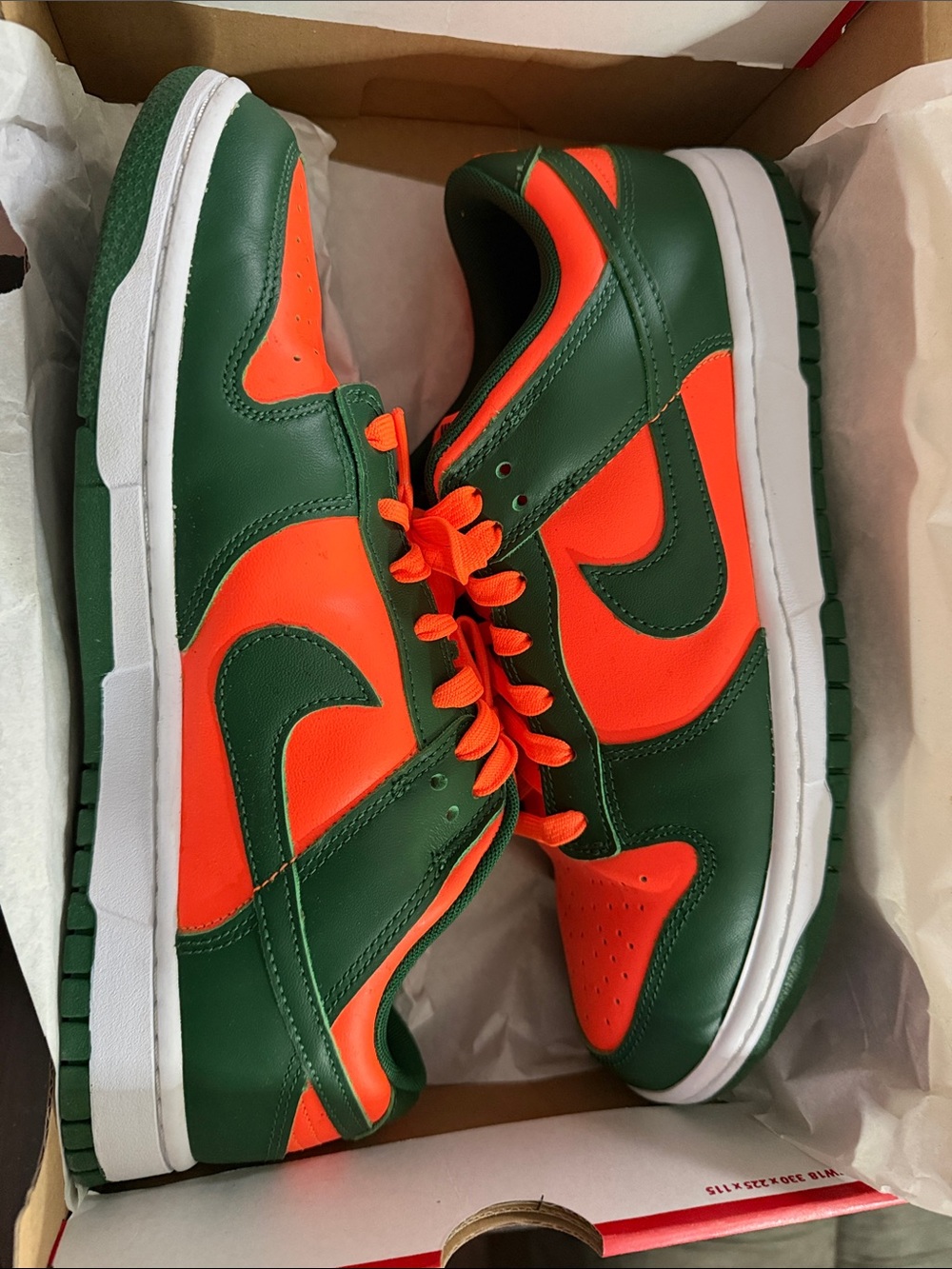 Nike Dunks Miami Hurricanes